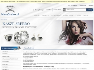 Internetowy sklep ze srebrną biżuterią